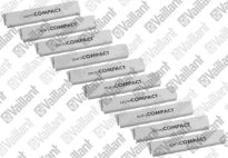 VAILLANT WSS Plaque de firme, auroCOMPACT (x10)