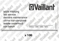 VAILLANT WSS Etiquette, maintenance (x100)
