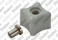BOUTON VAILLANT et vis pour chauffe-eau mag 135/250/325/400