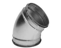 Sanutal Spiralit coude 15° MM 315 x 315 mm - avec joint - gesegmenteerd