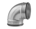Sanutal Spiralit coude court 90° MM 315 x 315 mm - avec joint - gesegmenteerd