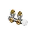 Oventrop Multiblock T radiator kraan 2-pijps, haaks 1/2"F