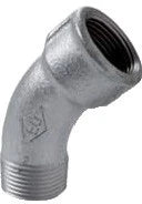 Atusa Galva 040 courbe 45° MF 3/8 x 3/8