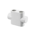 Oventrop Multiblock T afdekplaat, recht wit