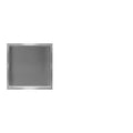 CAISSON LOOOX 300 - 100 o 300 ! MM inox brossé encastrer