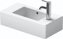Duravit Vero lave-mains 500 x 250 mm - blanc - avec trou de robinet droite - avec trop-plein