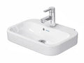 Duravit Happy D.2 lave-mains 500 x 360 mm - blanc - avec trou de robinet - avec trop-plein