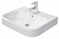 Duravit Happy D.2 lavabo à poser 600 x 460 mm - blanc - avec trou de robinet - avec trop-plein - poli