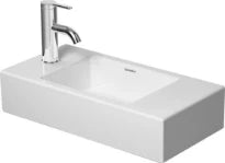Duravit Vero Air lave-mains 500 x 250 mm - blanc - avec trou de robinet gauche - sans trop-plein