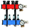 SBK Komfort 4010 collecteur chauffage sol avec débitmètres 10-145 l/h 4/4 x 4 EK3/4