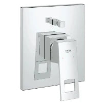 PLAQUE DE COMMANDE GROHE EUROCUBE chromé -