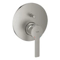 GROHE Lineare afwerkset voor eengreepsmengkraan, 2 uitgangen, SuperSteel. Te gebruiken met rapido smartbox  35 600 000