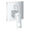 GROHE Eurocube afwerkset voor eengreepsmengkraan, 3 uitgangen, chroom. Te gebruiken met rapido smartbox  35 600 000