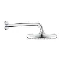 Grohe New Tempesta Classic douche de tête chromé avec bras de douche vertical 286 mm-9,5 l/min
