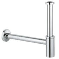 Grohe lavabo siphon 5/4 chromé avec schuifrosace