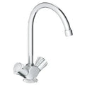 Grohe Costa L mélangeur cuisine - chromé - avec bec orientable - avec porte-chainette
