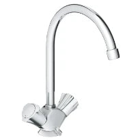 Grohe Costa L mélangeur cuisine - chromé - avec bec orientable - avec porte-chainette