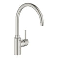 Grohe Concetto New mitigeur évier bec haut pivotable supersteel