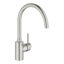 Grohe Concetto New mitigeur évier bec haut pivotable supersteel