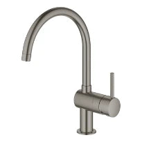 GROHE Minta keukenmengkraan C-uitloop Zwart (geborsteld PVD)