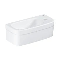 Grohe Euro Ceramic lave-mains 370 x 180 mm - blanc - céramique - avec trou de robinet - avec trop-plein