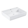 Grohe Cube lavabo à poser 600 x 490 mm - blanc PureGuard - céramique - avec trou de robinet - avec trop-plein