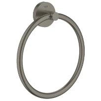 GROHE Essentials handdoekring, Brushed Hard Graphite