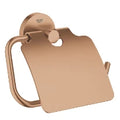 GROHE Essentials  papierhouder met deksel, Brushed Warm Sunset