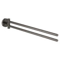 GROHE Essentials dubbele handdoekhouder, Hard Graphite