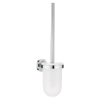 Grohe Essentials New porte-brosse chromé verre