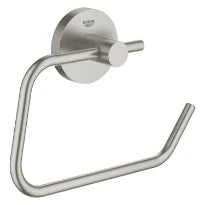 GROHE Essentials toiletrolhouder zonder deksel, SuperSteel