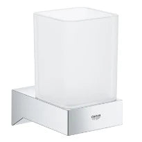 GROHE Selection Cube Houder Glas/Zeep, Chroom