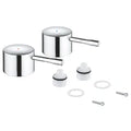 GROHE Essence New Paar Van Grepen Blauw/Rood, Chroom