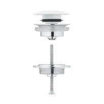 GROHE Afvoergarnituur push up, Moon White, Moon White