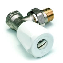 Comap 408U robinet radiateur 3/4 équerre reglage double - nickelé