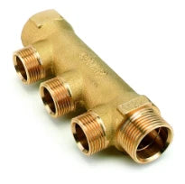 COLLECTEUR COMAP 9532E 3/4 X M22 laiton 2 raccordements entr'axe 35mm