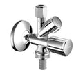 SCHELL Robinet d'équerre combiné QUICK pour 1/2" technique d'emboîtement,chromé