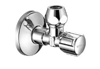 Schell Comfort robinet d'arrêt équerre 1/2 x 12 mm - chromé - avec joint ASAG - avec rosace