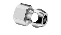 Schell bicône de transition droit FF 10 x 1/2 F - chromé