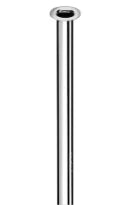 Schell tuyau 10 x 300 mm - chromé - avec 1 collerette 18mm