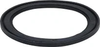 JOINT VIEGA TECH. EVACUATION 114 - 86 o 5,5 ! noir caoutchouc pièce de réchange avec bride et garnissage 10/10 chrome design