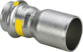 Viega Sanpress Gas inox verloop reductie MF 22 x 18 mm