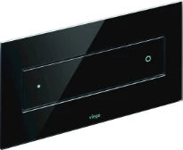PLAQUE DE COMMANDE VIEGA VISIGN noir verre Style12