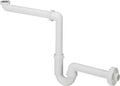 Viega PP siphon tubulaire simple 5/4 x 40 mm - blanc - évacuation horizontal