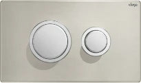 PLAQUE DE COMMANDE VIEGA VISIGN FOR PUBLIC11 brosse rvs