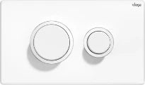 PLAQUE DE COMMANDE VIEGA VISIGN FOR PUBLIC11 blanc signalisation rvs