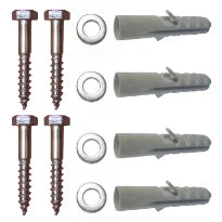 DBJ set de fixations radiateurs M8 x 50 mm - prix par set