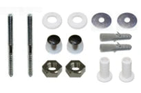 DBJ set de fixation pour urinoir avec capuchon M10 x 120 mm chromé