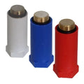 Henco afdrukplug m messing schroefdraad rood 1/2" - 80mm