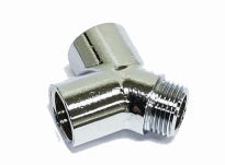 Schlosser 1845 pièce Y MFF 3/4 x 3/4 x 3/4 - chromé